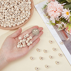 400Pcs Natural Round Wood Beads&nbsp;WOOD-PA0001-49