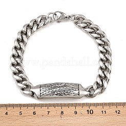 304 Stainless Steel Cuban Link Chain Bracelets for Men Women&nbsp;BJEW-G766-05P-02