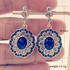 Alloy & Rhinestone Dangle Stud Earrings&nbsp;WGB443F-01