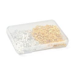 100 個 2 色のチベットスタイル合金チャーム  スター  クリスマス  ゴールデン＆シルバー  14x10x2mm  穴：1.5mm  50個/カラー&nbsp;FIND-FS0001-60