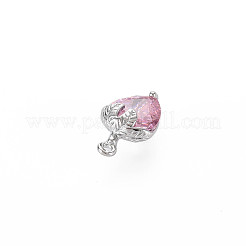 Brass Rhinestone Charms&nbsp;KK-S364-240P