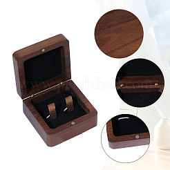 Wooden Jewelry Cufflinks Storage Magnetic Gift Case&nbsp;CON-WH0095-78B