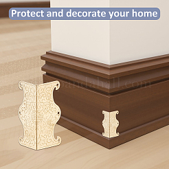 Brass Box Corner Protectors&nbsp;AJEW-WH0752-738G