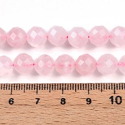 Natural Madagascar Rose Quartz Beads Strands&nbsp;G-S345-8mm-34