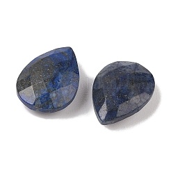 天然石ラピスラズリカボション  ティアドロップ  多面カット  18x13x6mm&nbsp;G-C146-05F