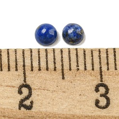 天然石ラピスラズリカボション  半円  3x1.5mm&nbsp;G-Q173-01A-11
