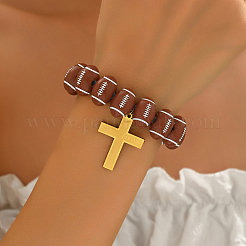 Punk Stainless Steel Charm Bracelets&nbsp;ZC3067-1
