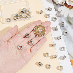30Pcs 201 Stainless Steel Beads&nbsp;STAS-UN0053-87