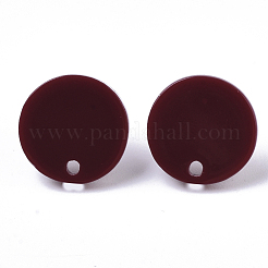Cellulose Acetate(Resin) Stud Earring Findings&nbsp;KY-R022-018