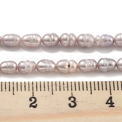 天然養殖淡水パールビーズ連売り  ライス  グレードA +  アザミ  2.8~3.2mm  穴：0.3mm  約31個/連  6.69''~6.89''（17~17.5センチメートル）&nbsp;PEAR-P062-01C