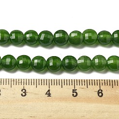 Natural Dyed White Jade Beads Strands&nbsp;G-C179-A6mm-06