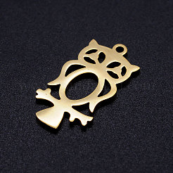 201 Stainless Steel Hollow Pendants&nbsp;STAS-Q201-JN276-2