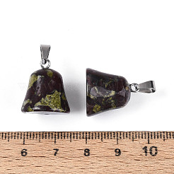 Natural Dragon Blood Pendants&nbsp;G-N349-15P-03
