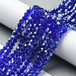 Transparent Electroplate Glass Beads Strands&nbsp;LS-EGLA-A039-T3mm-A06