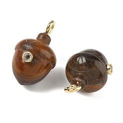 Natural Tiger Eye Pendants&nbsp;GG-CBA105B-04M-G