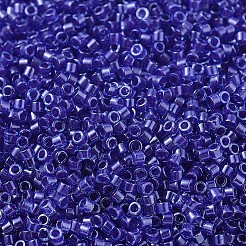 MIYUKIデリカビーズ  シリンダー  日本製シードビーズ  11/0  （db0285)ブルーライニングアクア  1.3x1.6mm  穴：0.8mm  約2000個/10g&nbsp;X-SEED-J020-DB0285