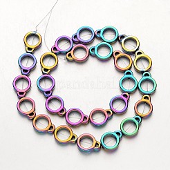 Electroplate Non-magnetic Synthetic Hematite Bead Strands&nbsp;G-F300-50-02