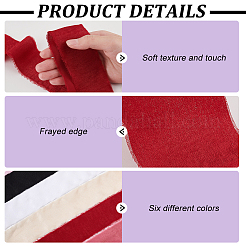6 Rolls 6 Colors Polyester Ribbons&nbsp;OCOR-BC0006-36B