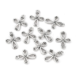合金のチベット風チャーム  鉛フリー及びカドミウムフリー  アンティークシルバー  22.5x17x2mm  穴：2mm&nbsp;LS-LF1364Y
