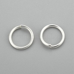 304ステンレススチールオープン丸カン  ラウンド  銀  10x1mm  18ゲージ  内径：8mm&nbsp;X-STAS-H380-09S-N