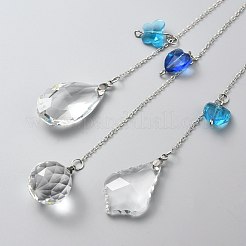 Crystal Glass Suncatcher Chakra Colors Ceiling Chandelier Ball Prism&nbsp;AJEW-WH0021-39