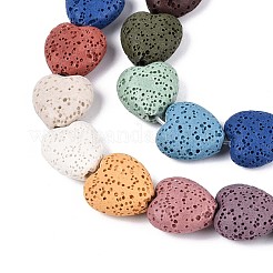 Natural Lava Rock Beads Strands&nbsp;G-N257-19A-01