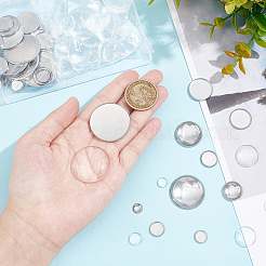 DIY Flat Round Pendant Making Kit&nbsp;DIY-AR0002-08
