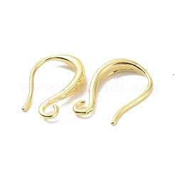 Rack Plating Brass Earring Hooks&nbsp;KK-F839-029G