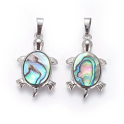 Abalone Shell/Paua Shell Pendants&nbsp;SSHEL-L008-62A