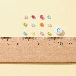 DIYジュエリー作りの発見キット  3604 スタイルの不透明 & ベーキングペイント ガラスシード & アクリル文字ビーズ 13 個を含む  ミックスカラー  3~7x2~3.5mm  穴：0.8~1.2mm&nbsp;DIY-FS0004-26