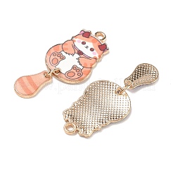 Printed Alloy Enamel Pendants&nbsp;AL-CBA1C50-01G