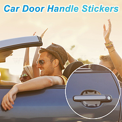 AHADEMAKER 2 Sets 2 Style Transparent PVC Anti-Collision Bumper Guard&nbsp;DIY-GA0004-03