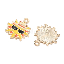 Alloy Enamel Pendants&nbsp;AL-CBAE435-11G