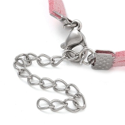 Faux Suede Double Cord Bracelet Making&nbsp;LS-STAS-M084-10P-01