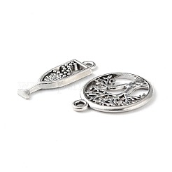 60Pcs 30 Style Tibetan Style Zinc Alloy Charms&nbsp;TIBEP-FS0001-09