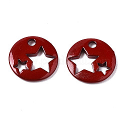 Spray Painted Brass Charms&nbsp;LS-KK-Q252-003E