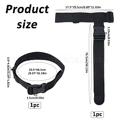 2Pcs Nylon Luggage Straps&nbsp;AJEW-WH0752-696A