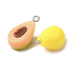 Opaque Resin Pendants&nbsp;FIND-H069-05P