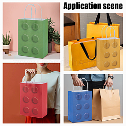 36Pcs 4 Colors Paper Gift Tote Bags&nbsp;ABAG-GO0001-10