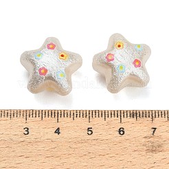 Textured Opaque Acrylic Beads&nbsp;AC-CBA36B6-09B