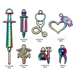 14Pcs 7 Style Alloy Pendants&nbsp;FIND-LS0001-26MC