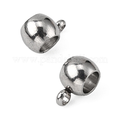 Tarnish Resistant Rondelle 304 Stainless Steel Tube Bails&nbsp;STAS-N037-01