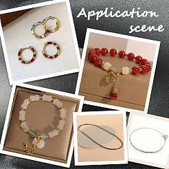 6000Pcs 2 Colors Brass Crimp Beads&nbsp;KK-PA0001-15