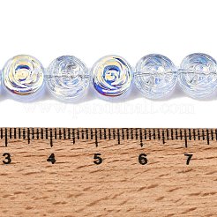Electroplate Baking Paint Transparent Glass Beads Strands&nbsp;GL-CBA2ED2-05J