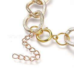 Aluminum Curb Chain Necklaces&nbsp;NJEW-JN02800