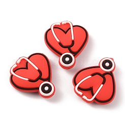 Hospital Theme Food Grade Eco-Friendly Silicone Beads&nbsp;SIL-WH0002-37B