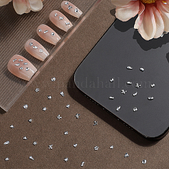 12 Grids Glass Rhinestone Cabochons&nbsp;MRMJ-WH20007-004