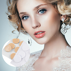 320Pcs 2 Colors EVA Flat Round Invisible Earring Ear Support&nbsp;FIND-SC0001-91
