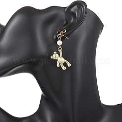 2 Pairs Alloy Dangle Stud Earrings&nbsp;EJEW-JE06851