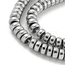 Electroplated Synthetic Non-magnetic Hematite Beads Strands&nbsp;G-K361-A02-02